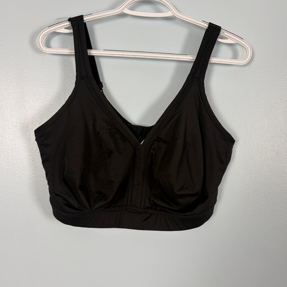 Cacique 42H no underwire black bra comfort plus size support